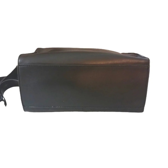 NEW London Fog Black & White Handbag Purse Crossbody - Picture 5 of 13